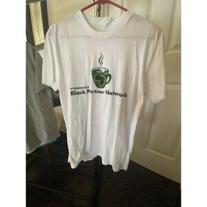 Starbucks Black Partner Network Shirt Africa Coffee Cup Uniform Size Medium